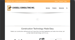 Desktop Screenshot of cassellconsulting.com